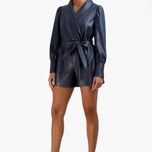 BCBGeneration Navy Blue Romper